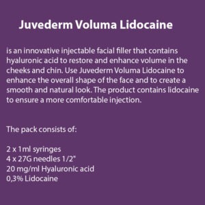 Juvederm® Voluma with Lidocaine Juvederm® Voluma with Lidocaine