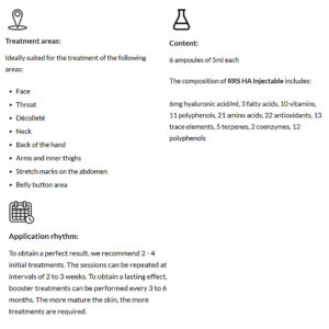 3RRS® HA Injectable 3RRS® HA Injectable