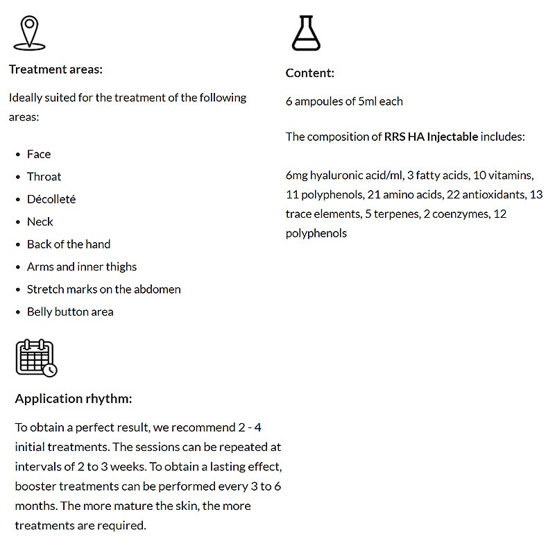 3RRS® HA Injectable 3RRS® HA Injectable
