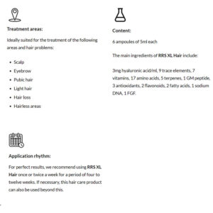 RRS® XL Hair RRS® XL Hair