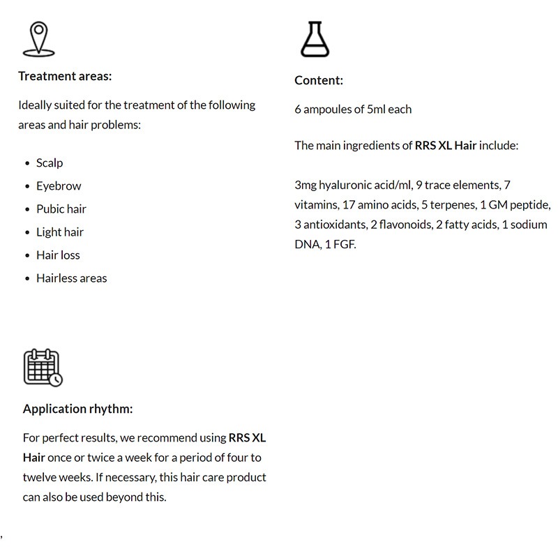 RRS® XL Hair RRS® XL Hair