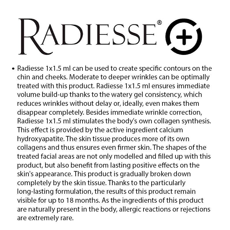 Radiesse Lifting & Volume Filler Radiesse Lifting & Volume Filler