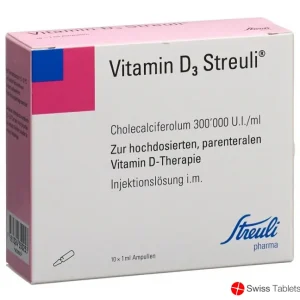 Vitamin D3 Streuli 300,000units/1ml solution for injection ampoule x 1