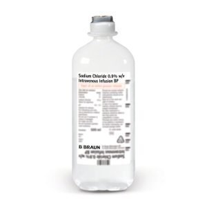 Sodium Chloride Saline NaCl 250mL IV Drip Bottle
