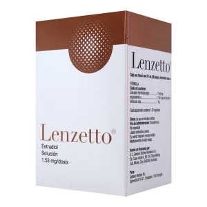 Lenzetto (Estradiol) 1.53mg transdermal spray solution 56 doses