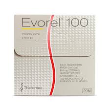 Evorel (Estradiol) Patches 100mcg (8 patches)
